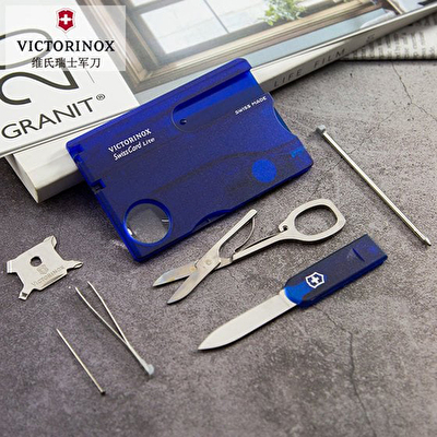 Victorinox Lite Mavi Şefaf Çok Amaçlı Çakı