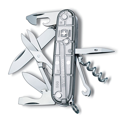 Victorinox Climber Silvertech Şeffaf Gümüş Çakı