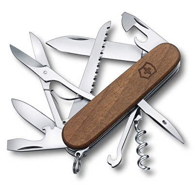 Victorinox Huntsman 91 mm Ceviz Ağacı Yüzeyli Çakı