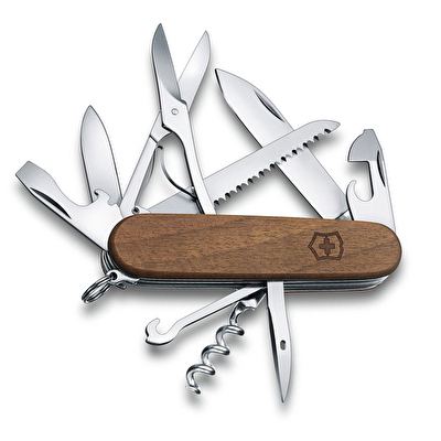 Victorinox Huntsman 91 mm Ceviz Ağacı Yüzeyli Çakı