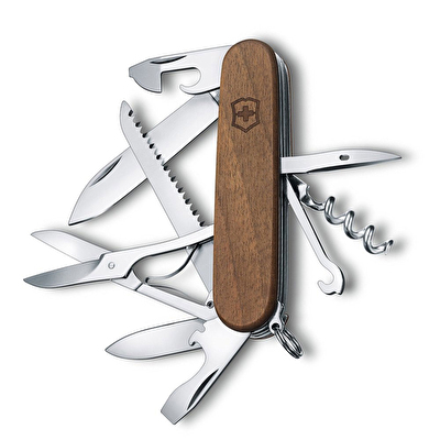 Victorinox Huntsman 91 mm Ceviz Ağacı Yüzeyli Çakı