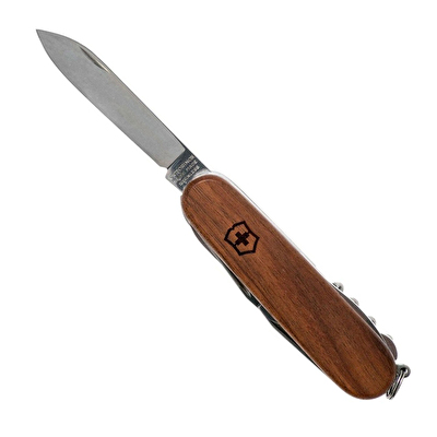 Victorinox Huntsman 91 mm Ceviz Ağacı Yüzeyli Çakı