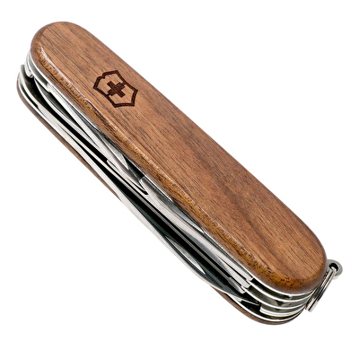 Victorinox Huntsman 91 mm Ceviz Ağacı Yüzeyli Çakı