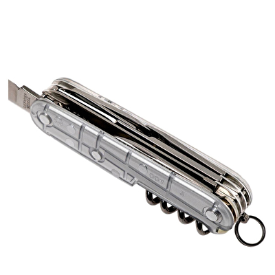 Victorinox Huntsman Silvertech Şeffafaf Gümüş Çakı