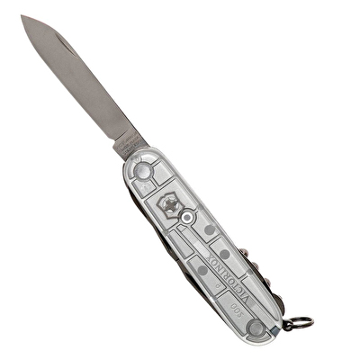 Victorinox Huntsman Silvertech Şeffafaf Gümüş Çakı