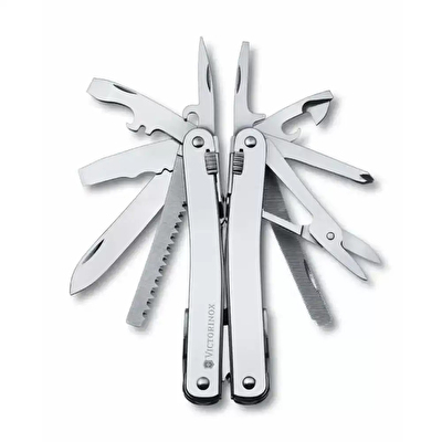 Swiss Tool Spirit Kahverengi Deri Kılıf İle Çakı