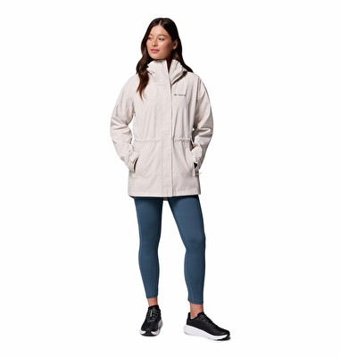 Columbia Kadın Bej Hikebound II Long Yağmurluk 2113901278278M