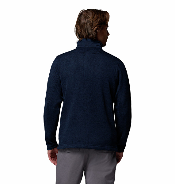 Columbia Erkek PFG Lacivert Sweater Weather Tam Fermuarlı Polar