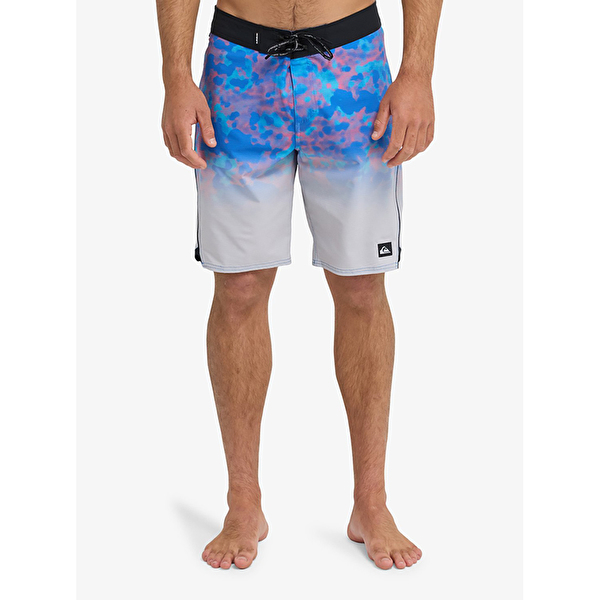 Quiksilver Erkek Mavi,Desenli Quiksilver Highline Printed 20 Deniz