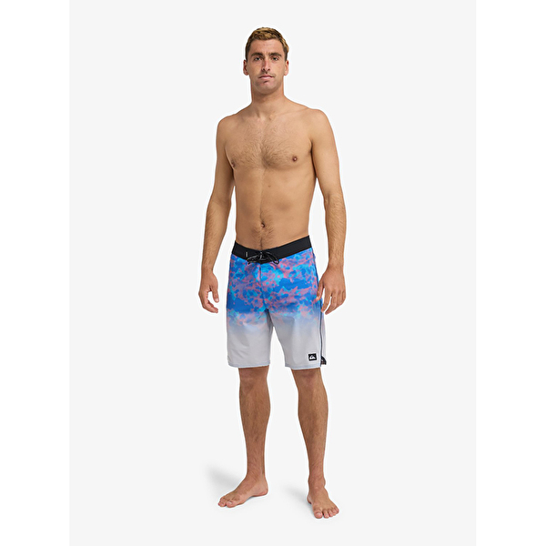 Quiksilver Erkek Mavi,Desenli Quiksilver Highline Printed 20 Deniz
