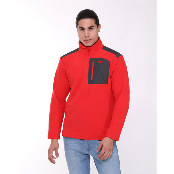 Helly Hansen Erkek Kırmızı Helly Hansen Block Yarım Fermuarlı