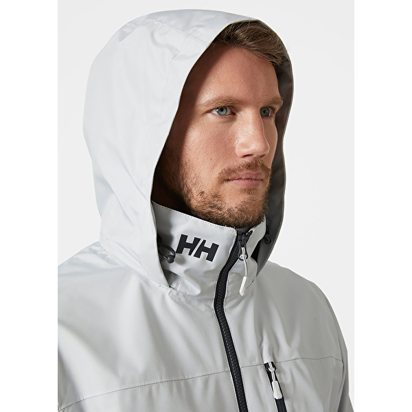 【ジャンク】Pod（白）　MQHV2J/A Helly Hansen Erkek Açık Gri Helly Hansen Crew Kapüşonlu 2.0 Ceket