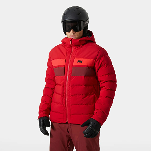 希少‼️HELly HansenスノボーMサイズ Helly Hansen Erkek Kırmızı Helly Hansen Bossanova Puffy 2.0 Kayak