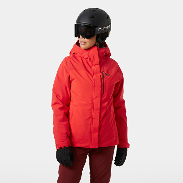 Helly Hansen Kadın Kırmızı Helly Hansen Snowplay Kayak Montu