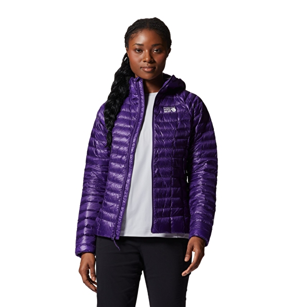 Mountain Hardwear Kadın Mor Ghost Whisperer 2 Hoody Kaz Tüyü Mont