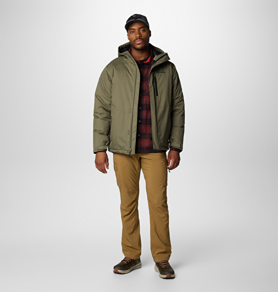 Columbia Erkek Çağla Yeşili Oak Harbor II Insulated Mont