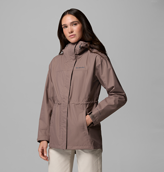 Columbia Kadın Kahve Hikebound II Long Yağmurluk 2113901254254M