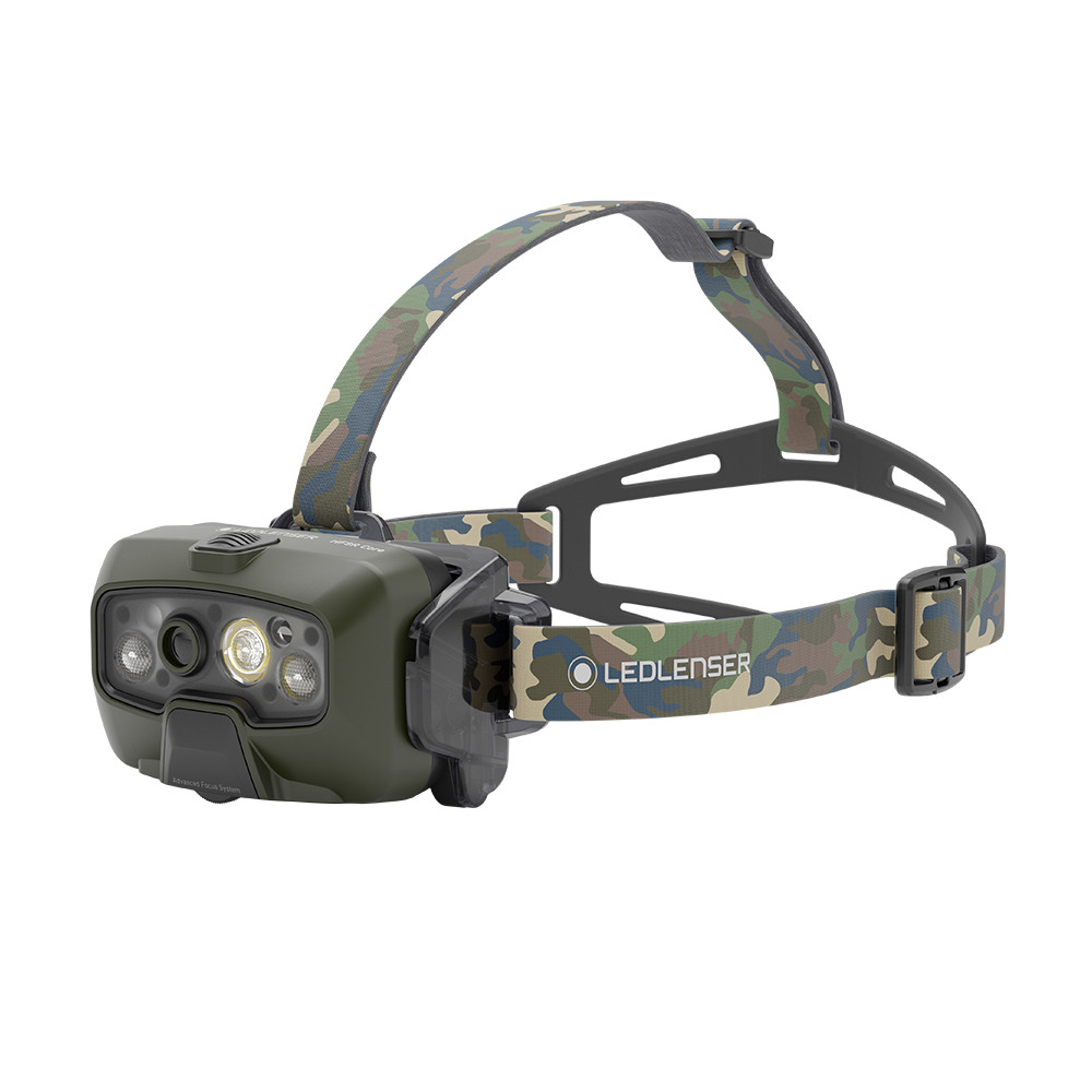 Ledlenser Unisex Haki Ledlenser HF8R Core RGB Şarj Edilebilir Kafa