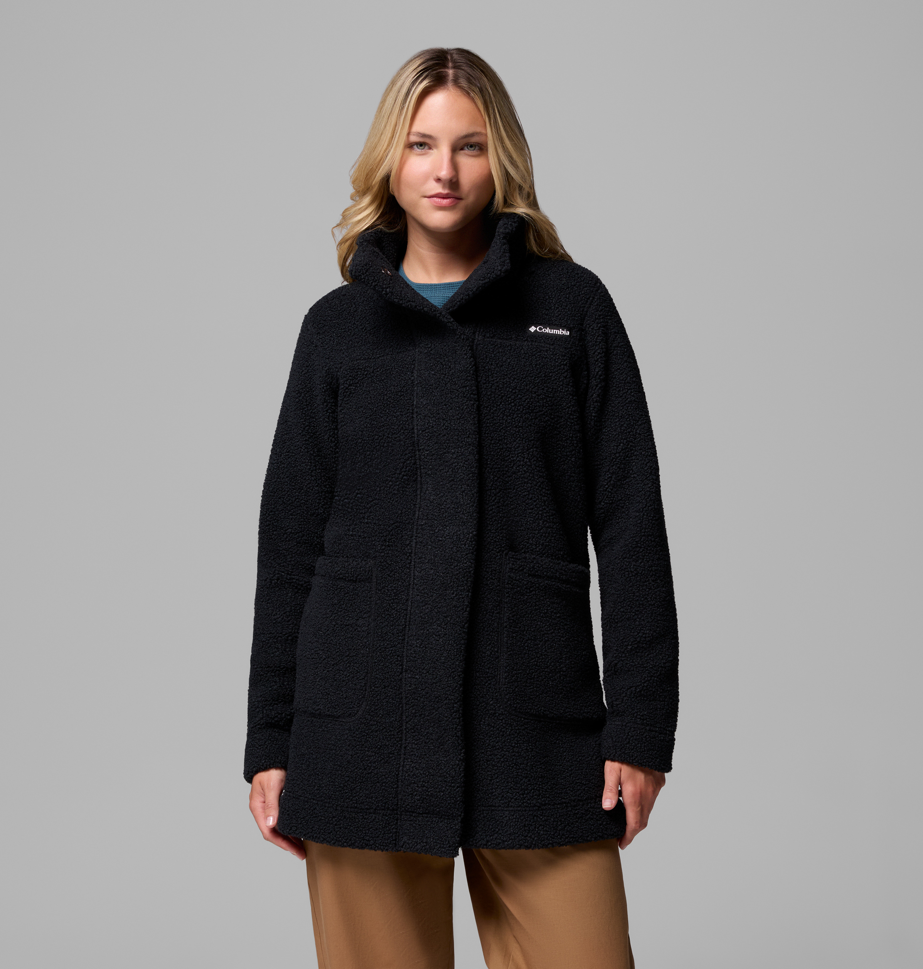 Columbia Kadın Siyah Panorama Long Polar Ceket 1862581010010L
