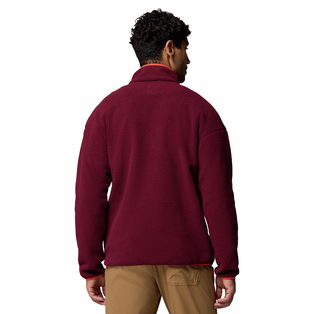 Columbia Bordo Helvetia II Half Snap Erkek Polar Üst