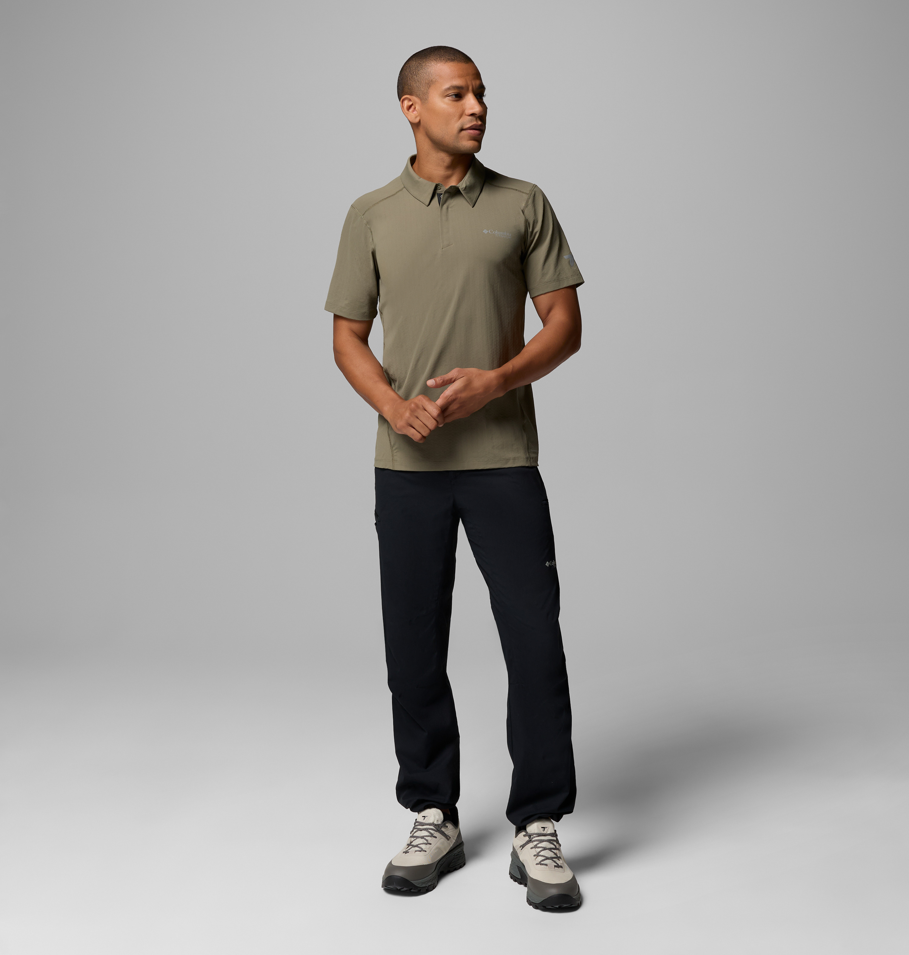 Columbia Erkek Bej Diamond Peak Pro Kısa Kollu Polo T-Shirt