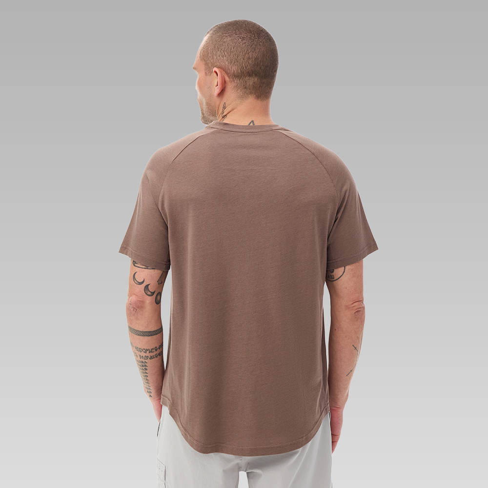 Suchmos Lサイズ Monumentum Tee Fade Brown Columbia Erkek Kahve CSC Comfort Kısa Kollu T-Shirt