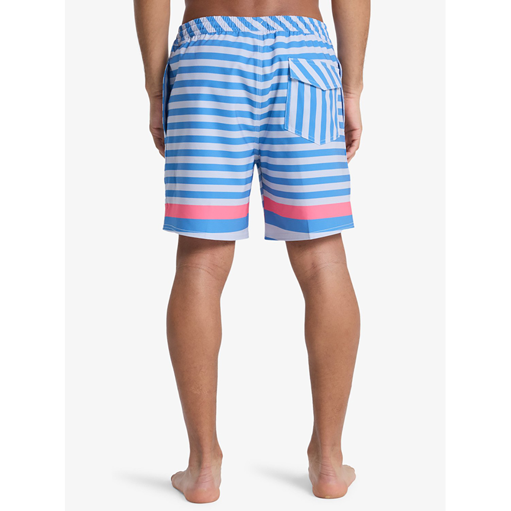 Quiksilver Erkek Turkuaz,Desenli Quiksilver Original Btz Stripe