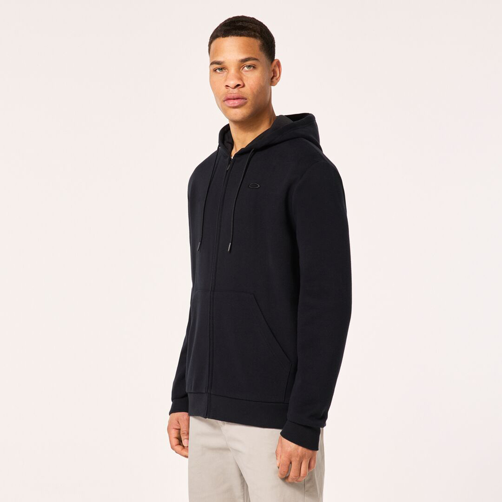 Oakley Erkek Siyah Oakley Relax Full Zip 2.0 Kapüşonlu Sweatshirt