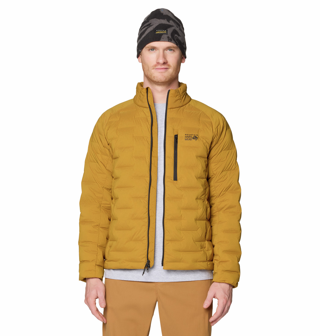 Mountain Hardwear Erkek Kahverengi Stretchdown Kaz Tüyü Mont