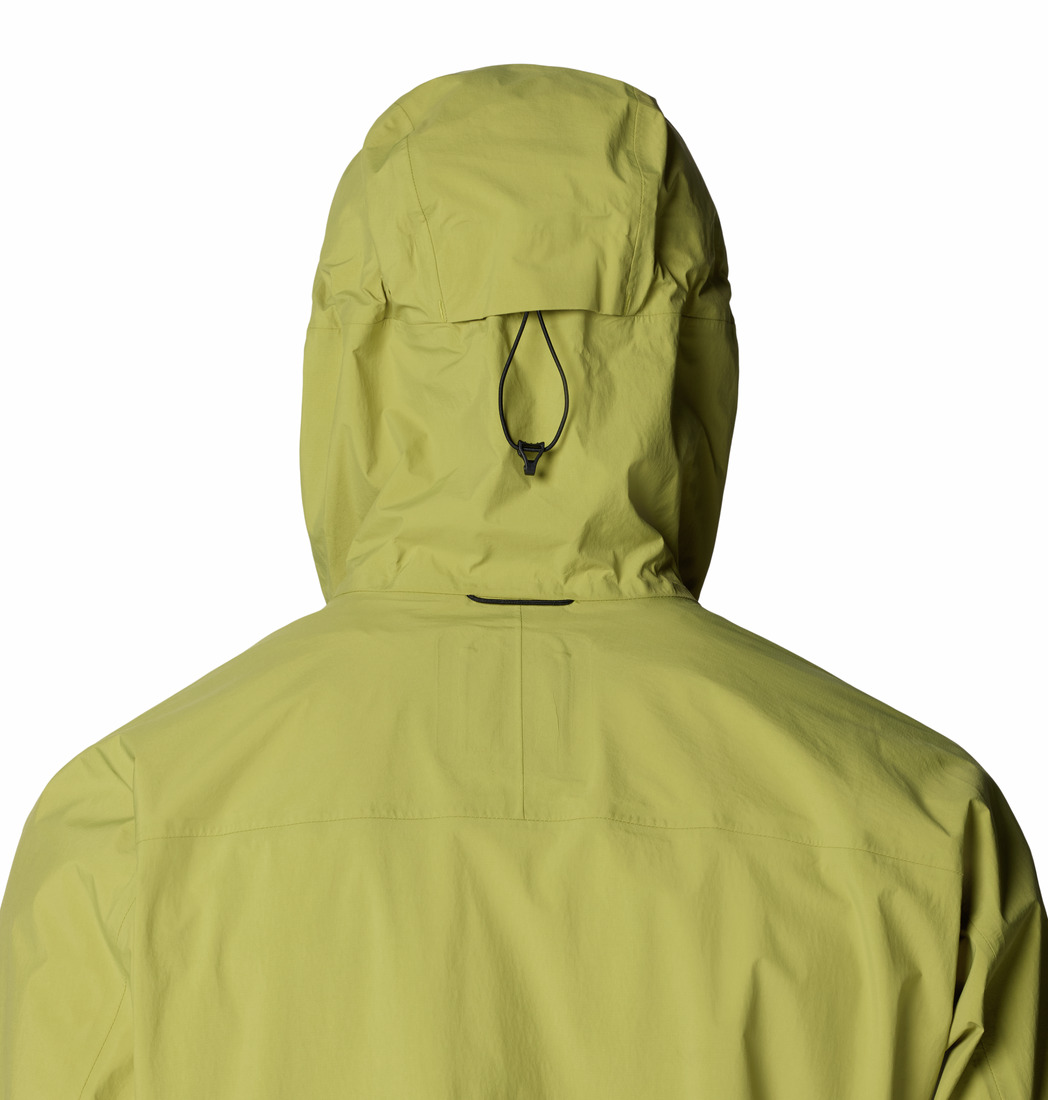 Mountain Hardwear Erkek Yeşil Cloud Cipher Kapüşonlu Yağmurluk