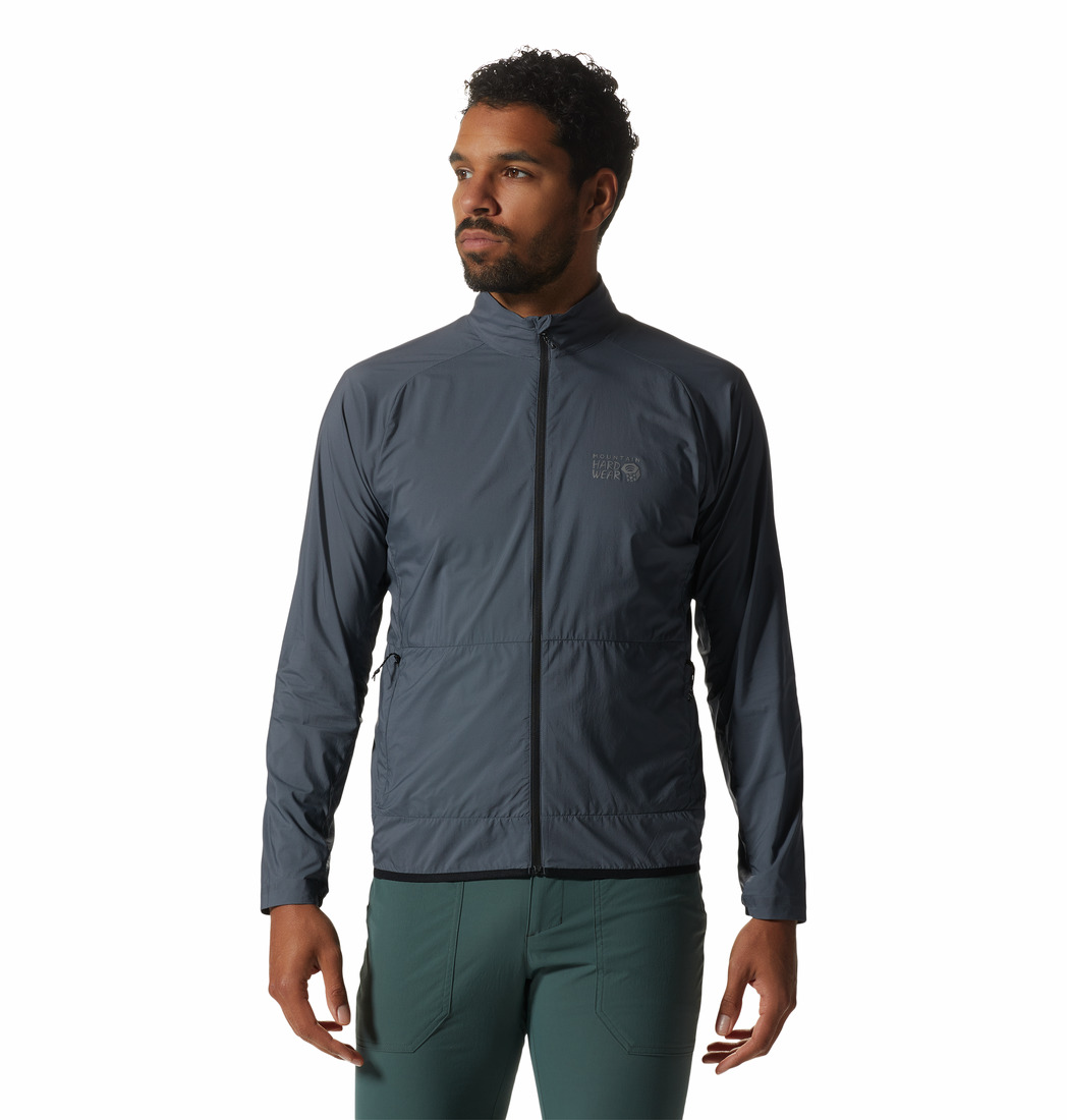 Mountain Hardwear Erkek Siyah Kor Air Shell Full Zip Kayak Montu