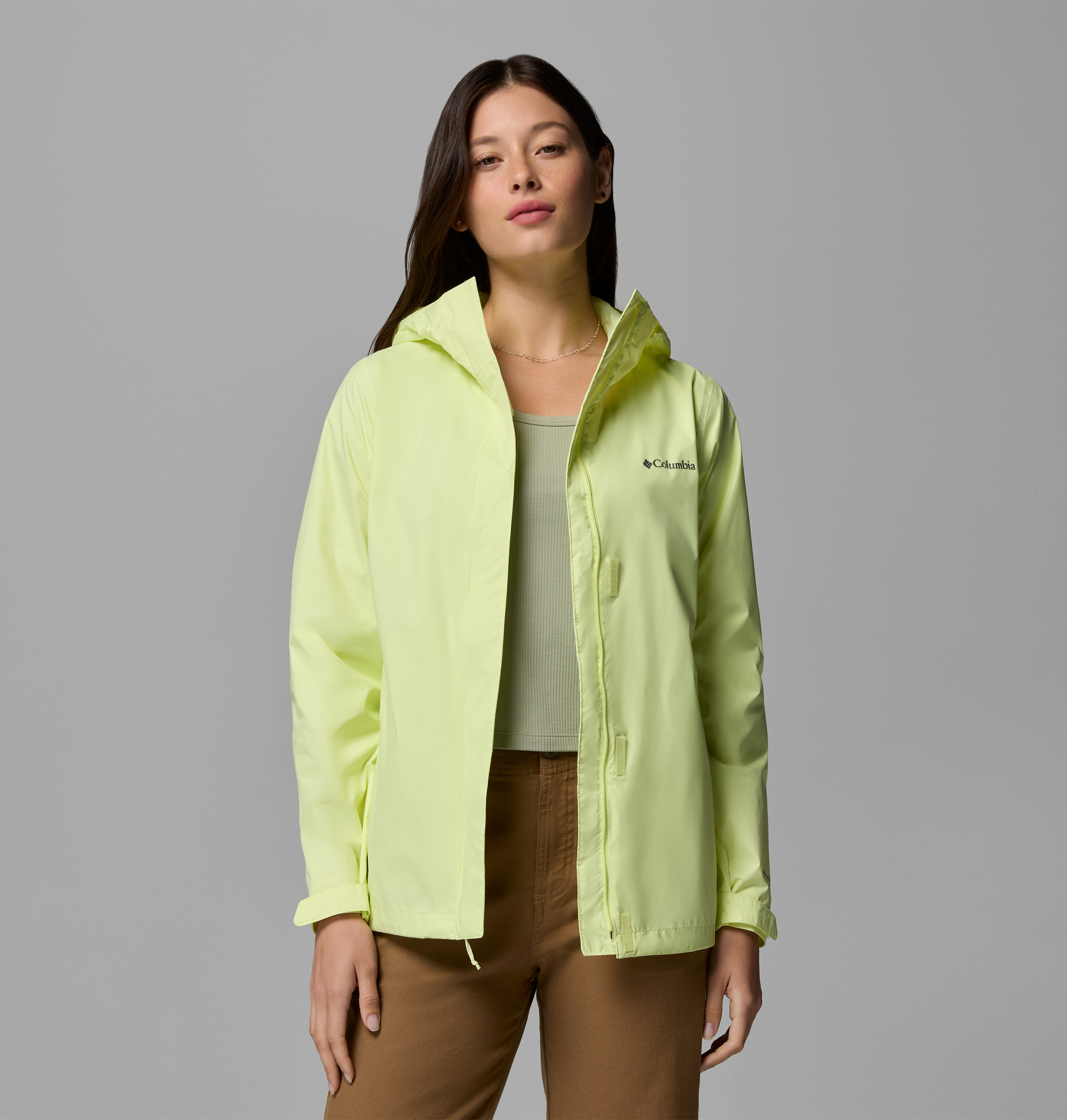 Columbia Kadın Yeşil Arcadia II Yağmurluk 1534111349349S | The