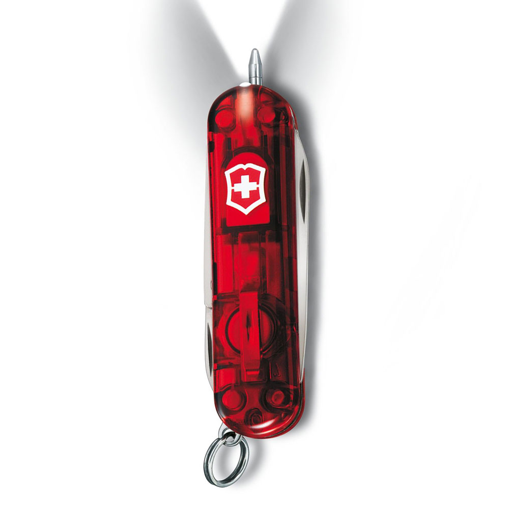 その他 CF3F-HB ORB Victorinox Unisex Kırmızı Victorinox Signature Şeffaf Çakı
