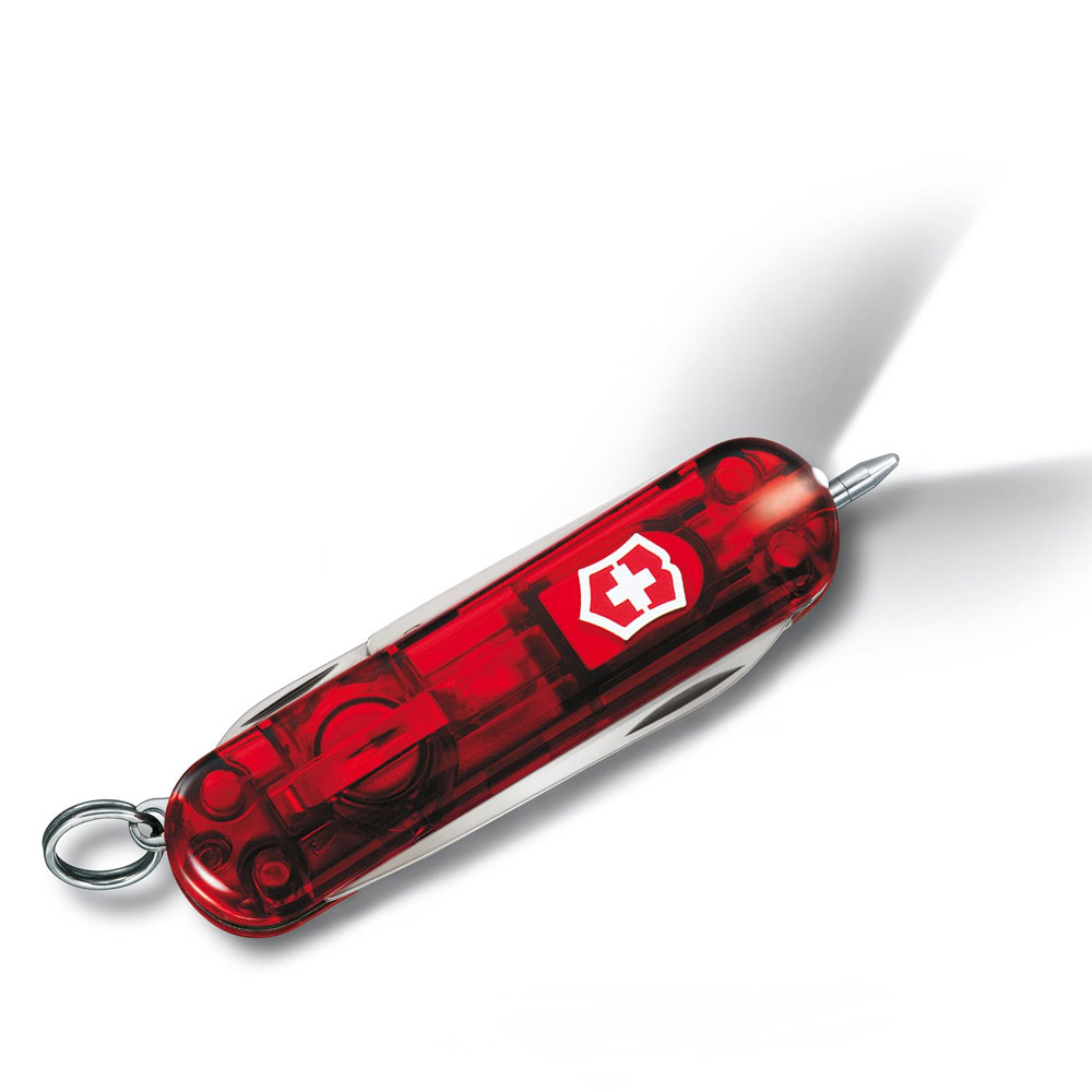 Victorinox Unisex Kırmızı Victorinox Signature Şeffaf Çakı
