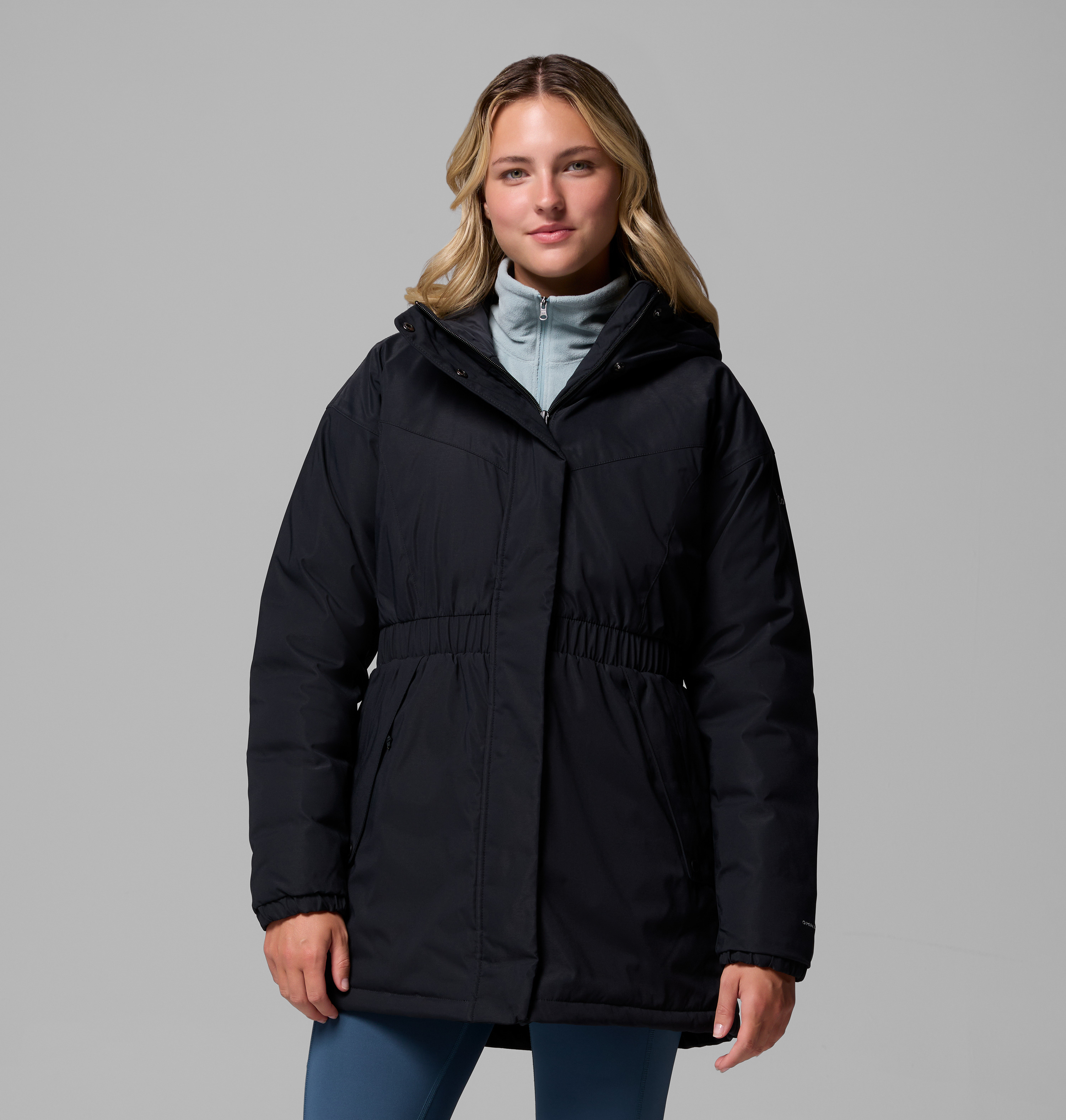 Columbia Kadın Siyah Kennedy Meadows Mid Kaz Tüyü Parka
