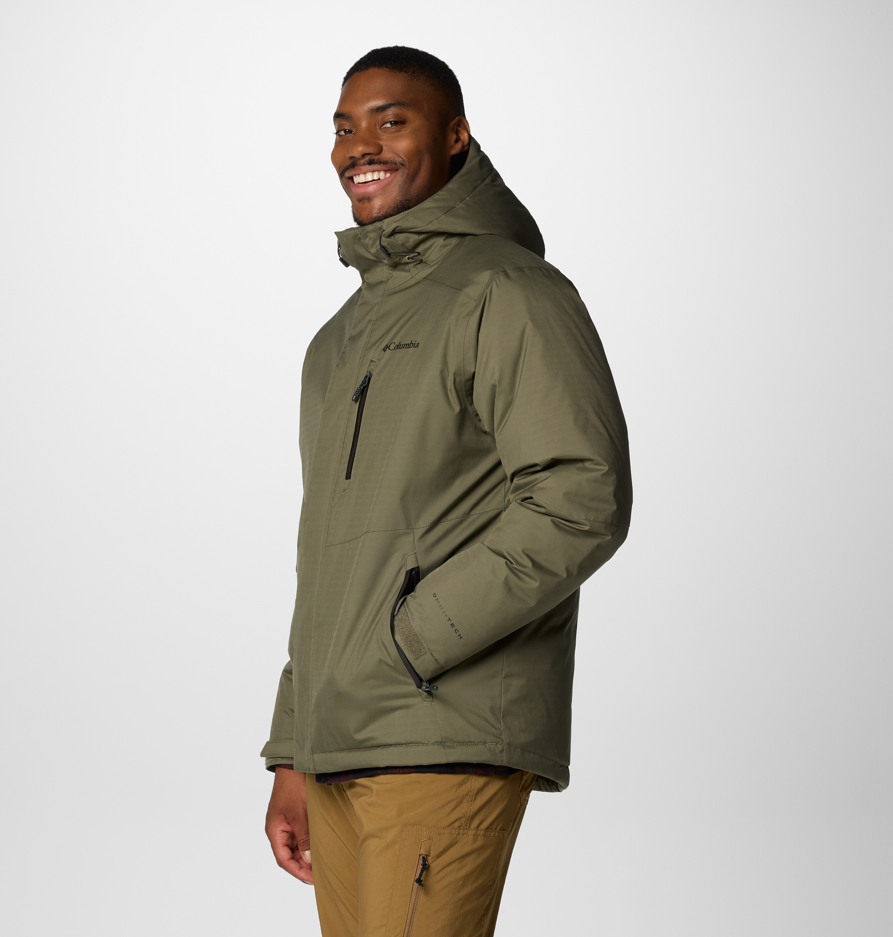 Columbia Erkek Çağla Yeşili Oak Harbor II Insulated Mont