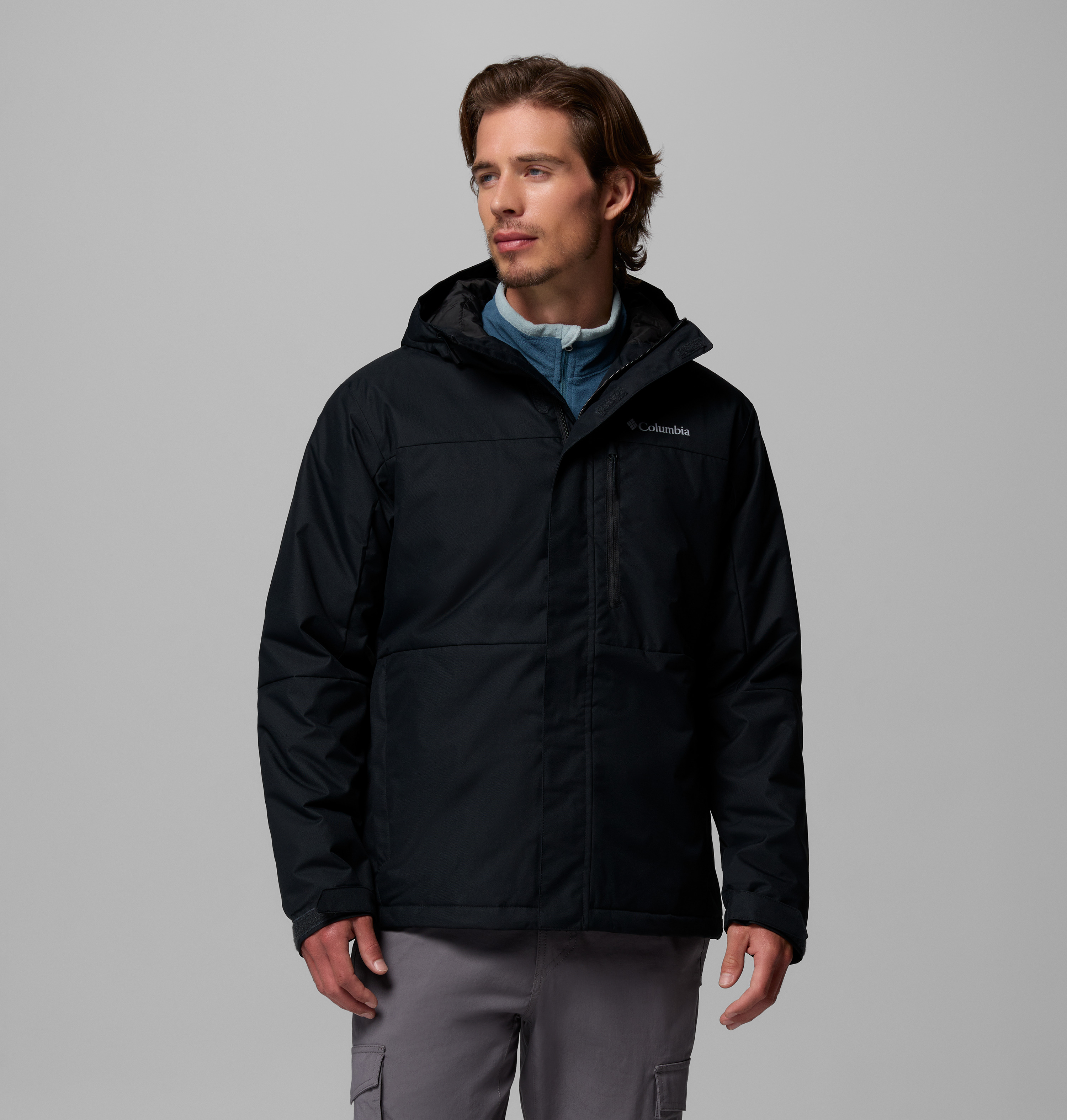 Columbia Erkek Siyah Hikebound II Insulated Mont 2089541010010L